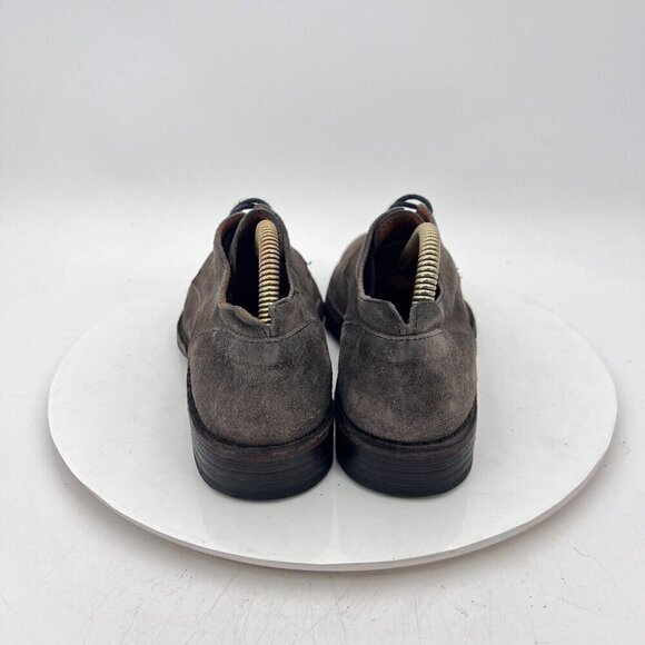Fiorentini Baker Women Size 5 EU 35 Brown Suede Plain Toe Derby Casual Shoe - Picture 5 of 12